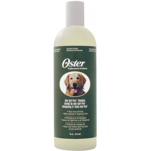 شامپوآلوورا  مخصوص سگ و توله سگ با پوست حساس/ 473 میلی لیتر/ Oster Tear Free Aloe Vera Shampoo for Dog