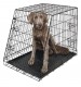قفس فلزی سگ با دیواره مورب جلو/ در 3 سایز