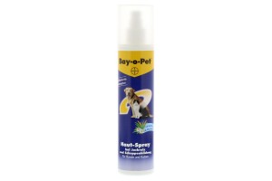 اسپری درمان خارش و پوسته پوسته شدن بدن سگ و گربه/ BAY-O-PET Haut-Spray