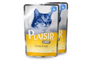 پوچ مخصوص گربه دارای حساسیت گوارشی/ PLAISIR SENSITIVE