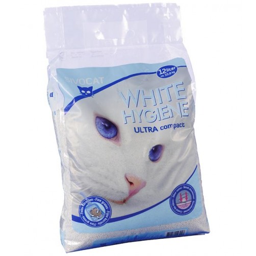 خاک گربه سیووکت / 10.2 کیلویی/ WHITE HYGIENE ULTRA COMPACT