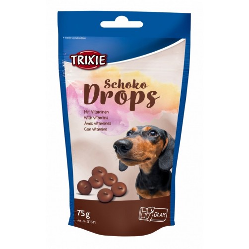 تشویقی سگ - قطره های شکلات ویتامینه - 75  گرمی