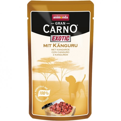سوپ گوشت کانگرو مخصوص سگ بالغ /125 گرم/ Animonda GranCarno  Exotic with kangaroo