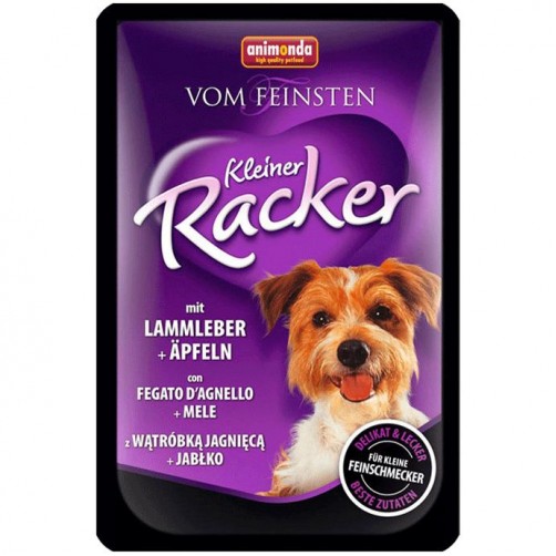 سوپ جگر و بره و سيب مخصوص سگ بالغ /85 گرم/ Animonda Vom Feinsten Kleiner Racker Adult with lamb liver + apples