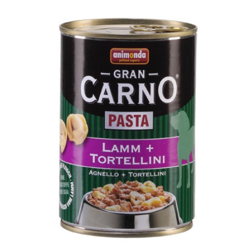 كنسرو  گوشت بره و پاستا مخصوص سگ های بالغ/400 گرم/ Animonda GranCarno Pasta Lamb + Tortellini