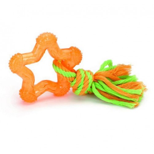 اسباب بازی دندانی توله سگ- ستاره طناب دار