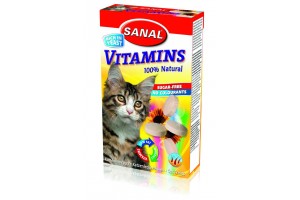 قرص های ویتامینه تشویقی SANAL مخصوص گربه