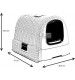 باکس توالت مسقف گربه مدل Curver/ قهوه ای