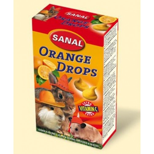 اسنک ویتامینه جوندگان حاوی پرتقال/ Sanal orange drops