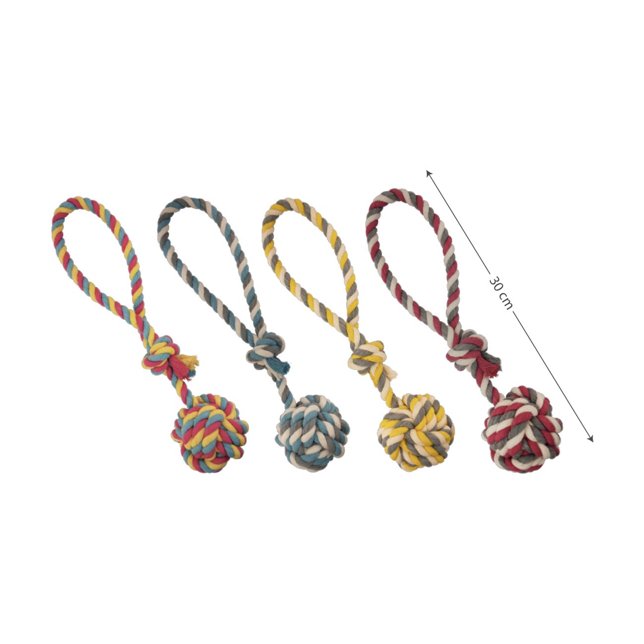 اسباب بازی توپ بنددار مخصوص سگ